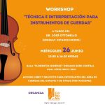 Workshop de «Técnica e interpretación para instrumentos de Cuerdas»